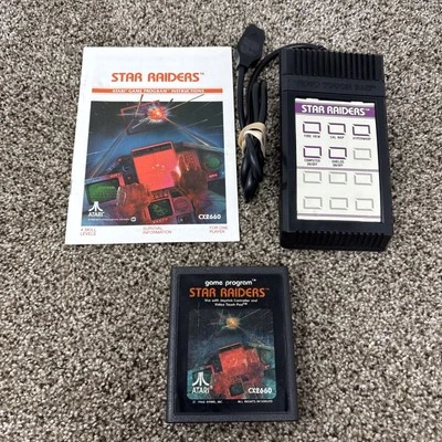 Atari 2600 Game ~ STAR RAIDERS  w/ Inlay  & The VIDEO TOUCH PAD ~ Working Great! - Image 1 of 4