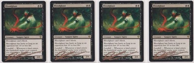 MTG Bloodghast Zendikar Regular Signed By Daarken x4 - Image 1 of 2