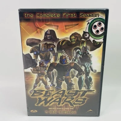Transformers Beast Wars Complete First 1st Season 4 Disc DVD Box Set 2005 NEW! - Image 1 of 4