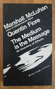 The Medium is the Message by Marshall McLuhan/ Quentin Fiore Bantam Book, 1967 - Picture 1 of 6