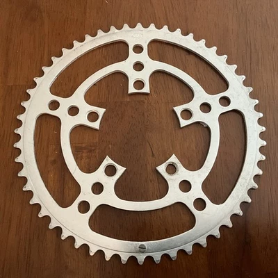 Vintage Stronglight Chainring – 52 Tooth – 86 BCD – 5-Bolt – Silver – Used - Image 1 of 4