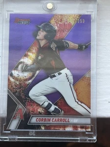 Corbin Carroll 2019 Bowman’s Best Purple Wave TP-11 090/250 - Bild 1 von 2