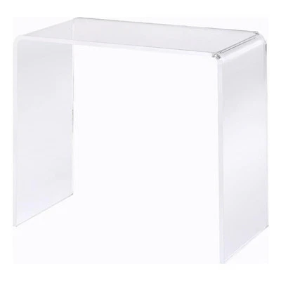 Fox Hill Trading Pure Decor 11.5" Lucite and Acrylic Console Table in Clear - Image 1 of 3