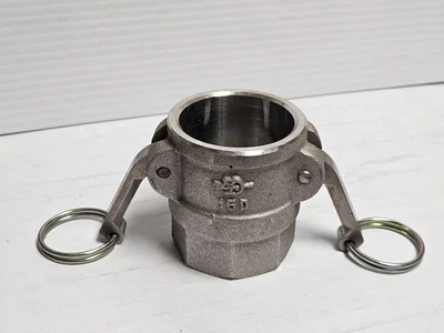 NUEVO PT HEMBRA ALUMINIO CAMLOCK ACOPLAMIENTO 15D 1-1/2"NPT Foto 1 de 4