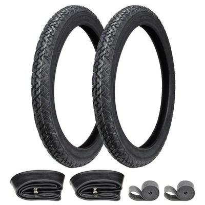 Reifen Set Reifen Vee Rubber VRM087 2 1/4 x 16 2.25 x 16 für Mofa Moped Mokick - Bild 1 von 4