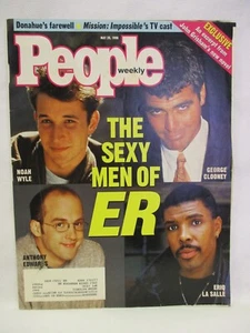 People May 20 1996 ER George Clooney Anthony Edwards Bruce Willis Tom Cruise - Picture 1 of 4
