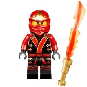 C119 Lego Ninjago Kai Ninja Minifigure & Legendary Blade of Fire Sword 70500 NEW