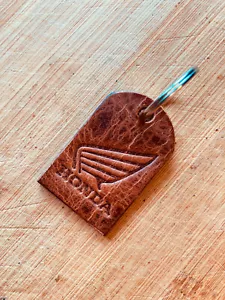 Leder Schlüsselanhänger leather keychain - Honda Wing OG (5cm length) - Bild 1 von 3