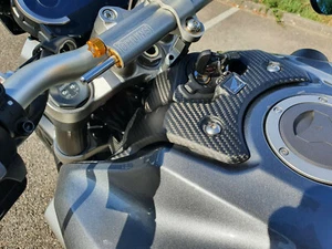 Honda CB1000R Tank Cover 2018 2019 2020 2021 2022 2023 100% Carbon Matte - Picture 1 of 6