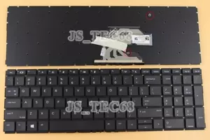 Nuevo para HP Probook 450 G6 455 G6 450R G6 Teclado EE. UU. Negro - Imagen 1 de 2