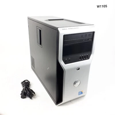 Dell Precision T1600 i3-2100 DDR3 8GB RAM W/500 GB HDD, NO OS W/Power Cord W1105 - Image 1 of 4
