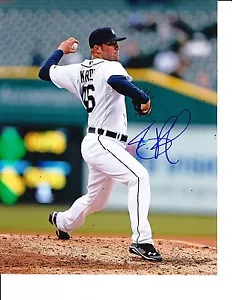 Detroit Tigers Ian Krol signiert Pitching 8x10 - Bild 1 von 1