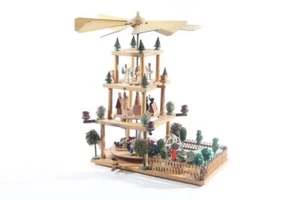 große alte Pyramide 50cm Höhe Weihnachten Deko Schaufenster - Bild 1 von 23
