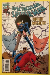 The Spectacular Spider-Man #213 FN/VF (1994) Typhoid Mary, Variant, Ann Nocenti - Bild 1 von 3