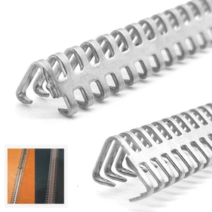 12" Alligator Belt Lacing with Hinge Pins Lacing Stainless Steel Detachable - Bild 1 von 16