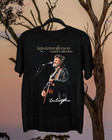 New Kris Kristofferson Guitar Short Sleeve Shirt Black All Size TMB2292
