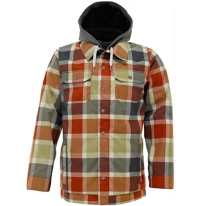 Chaqueta de snowboard Burton Dryride Hackett aislada a cuadros con capucha para hombre XXL (TD10) - Imagen 1 de 17