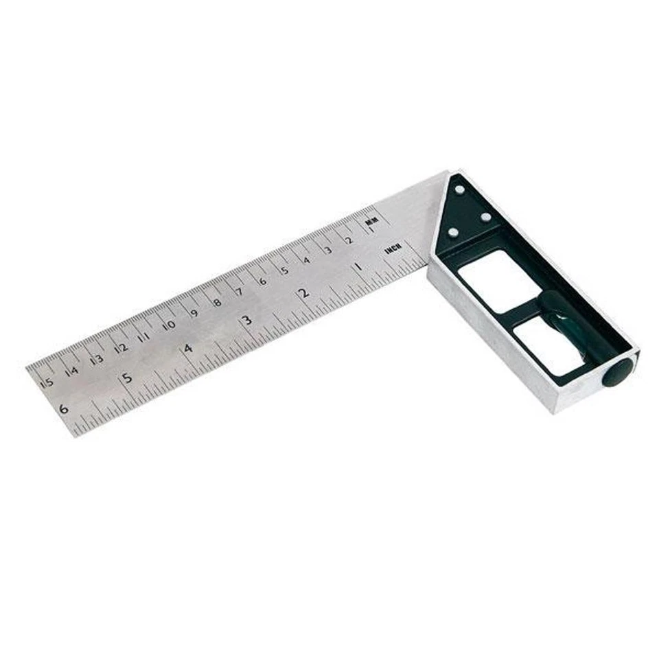 Neilsen Carpenters Right Angle Polished Try Steel Machinist Square 6" 150mm - Image 1 of 1