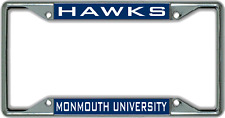 Monmouth HAWKS License Plate Frame