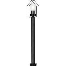 BRILLIANT lamp Lampadaire d'extérieur domestique noir / transparent | 1x A60, E2
