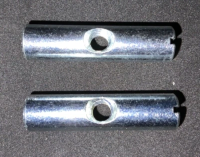 Two (2) Ikea M6 Cross Dowel Nut Sleeve 40mm Part # 121121 - Image 1 of 3