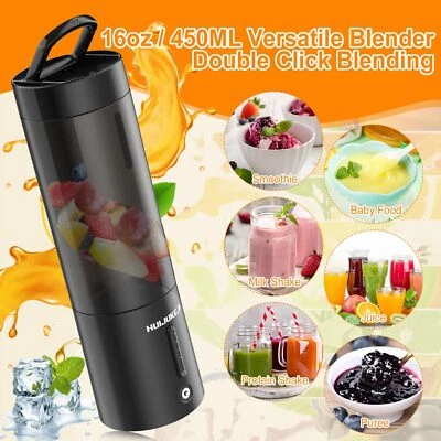 Akku Smoothie Mixer USB Tragbarer Elektrisch Maker 450ML Mini Standmixer Blender - Bild 1 von 4