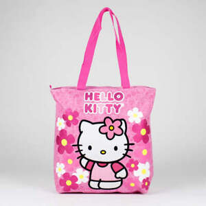 Sac fourre-tout en paysage rose Sanrio Hello Kitty - sac de plage côté épaule filles