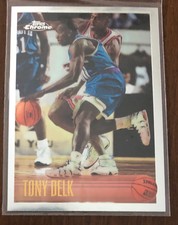 1996-97 Topps Chrome Tony Delk RC #155 Rookie Card 1996