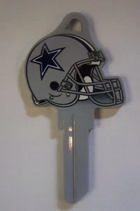 Dallas Cowboys Helmet Schlage SC1 House key blank - Picture 1 of 1