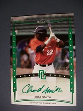 CHAD SMITH 2014 Leaf Perfect Game Showcase Green AUTO #A-CS2 02/10