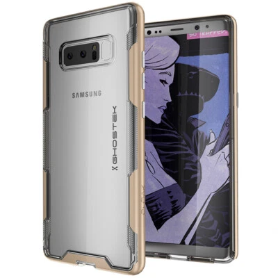 Funda protectora transparente Ghostek Cloak 3 para Samsung Galaxy Note 8 - dorada Foto 1 de 4