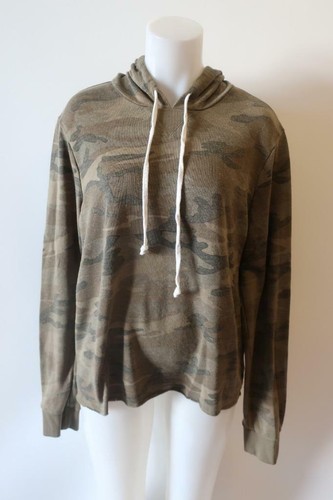 VETEMENTS FELPA CON CAPPUCCIO MIMETICA VERDE ABBIGLIAMENTO ALTERNATIVO DONNA L*