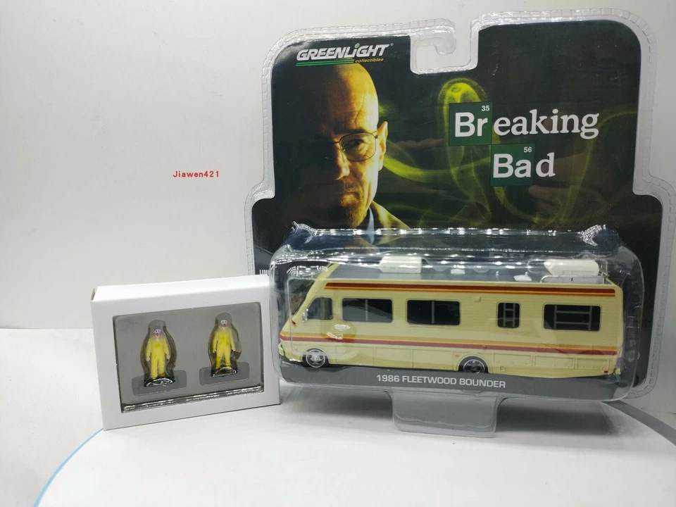 1:64 Greenlight 1986 Fleetwood Bou Breaking Bad Bus Model  Gift  Nobox # - Image 1 of 4