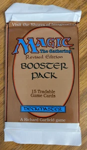MTG - Revised Booster Pack - Magic the Gathering, Factory Sealed 1994 - Picture 1 of 2