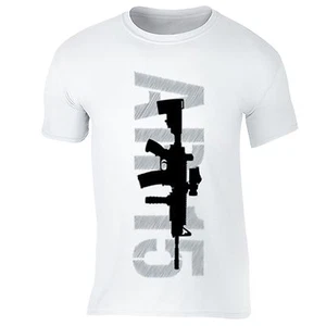 AR-15 Assault Rifle T-shirt Sniper Gun 2nd second amendment Gun Rights Tshirt - Picture 1 of 1