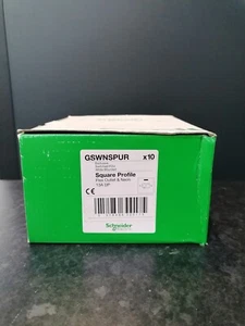 schneider gswnspur square edge switched fuses spur flexoutlet&neon box of 10 - Picture 1 of 4