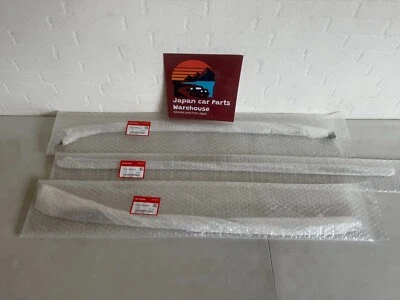 GENUINE HONDA Civic 1992-1995 OEM MOLDING FR WINDSHIELD SIDE RH & LH UPPER Set - Image 1 of 4