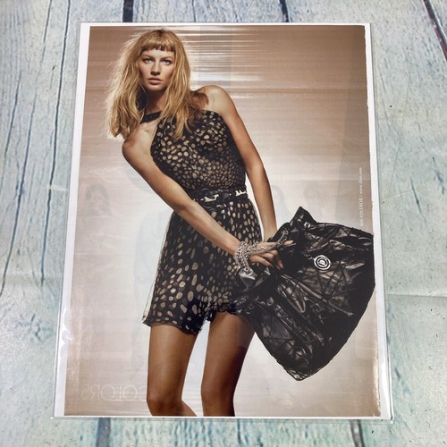 2009 Sexy Lady Legs Body Dress Borsetta Stampa Dior Pubblicità Poster Pinup Art Magazine Pg