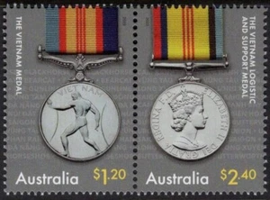 2023 Australia ANZAC End Of Vietnam War Joined Pair Mint Never Hinged, Clean - Bild 1 von 1