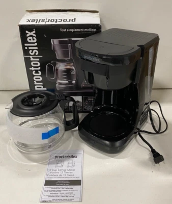 PROCTOR SILEX 43672 CAFETERA PROGRAMABLE 12 TAZAS NEGRA Foto 1 de 4