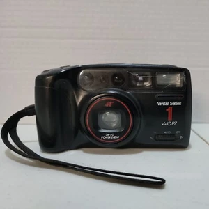 Vivitar Series 1 440PZ fotocamera punta e scatta, nero - flash AF zoom 38-70 potenza - Foto 1 di 5