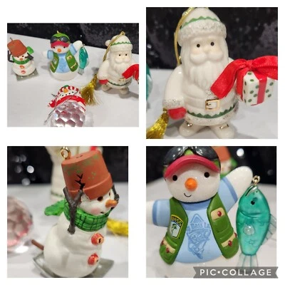 Lenox Gift from Santa Ornament Mixed Lot Jan Karon Bass Pro Fishing Vintage - Image 1 of 4