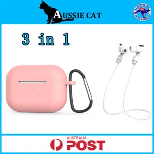 Apple Airpods Pro Case Soft Silicone Shockproof Slim Skin Protective Cover - Picture 1 of 8
