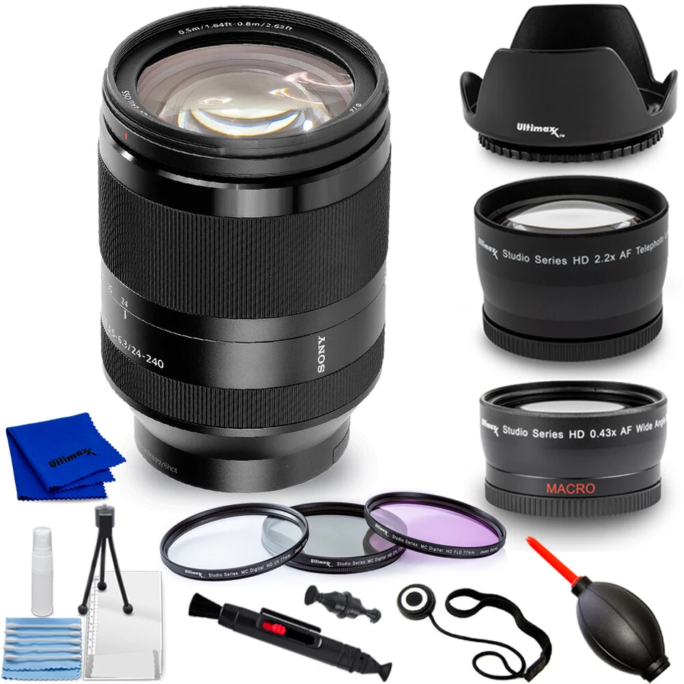 Sony FE 24-240mm f/3.5-6.3 OSS Lens SEL24240 - Telephoto and Wide Angle Lenses - Image 1 of 1