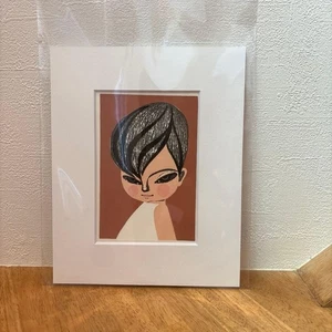 Shuzo Ikeda "Junge" Holzschnitt aus Japan - Bild 1 von 2