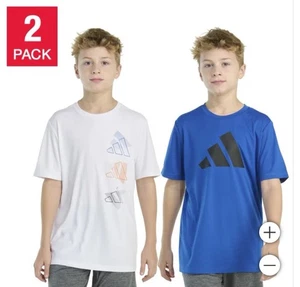 adidas Youth Tee Shirt 2-Pack , M 10/12 - Picture 1 of 6