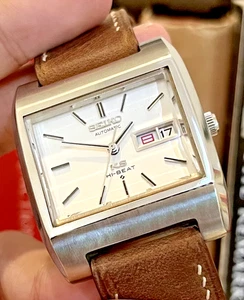 Reloj Automático Hi-Beat Vintage King Seiko 5626-5010 Raro Cristal Facetado - Imagen 1 de 11