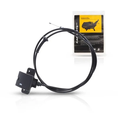 For GMC Savana 1500/2500/3500 2003-2014 Hood Release Cable | Black | With Handle - Imagem 1 de 3