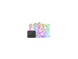 NZXT F120 RGB Fans - RF-R12TF-W1- Advanced RGB Lighting Customization - Whisper - Picture 1 of 5