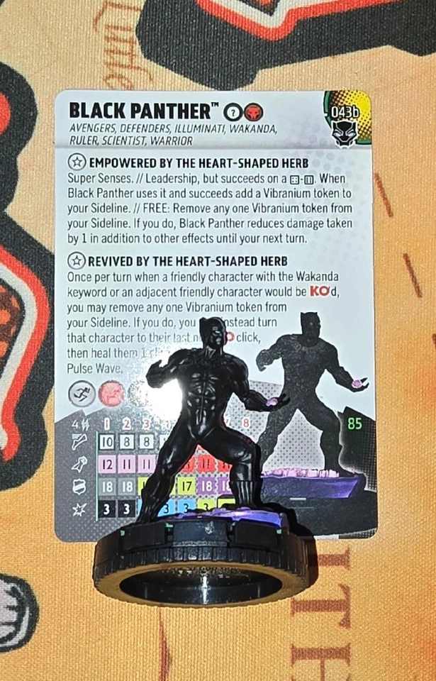 HEROCLIX 黑色豹 043b — 第 1/1 张图片